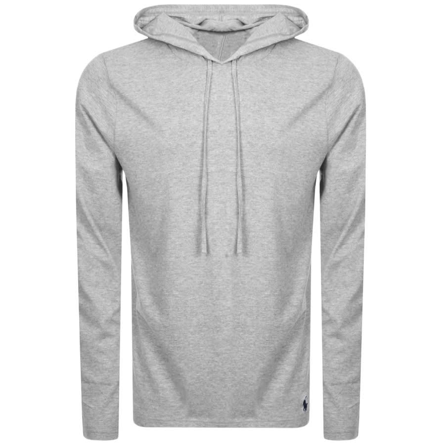 Alternative Image for ProductRalph Lauren Long Sleeved Hooded T Shirt Grey1